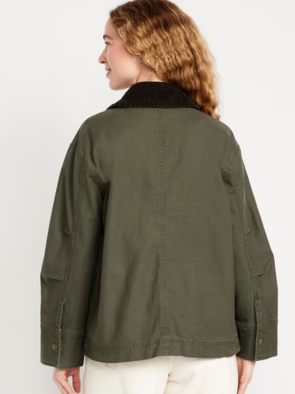 Old Navy Barn Jacket in Heritage Green Size Medium - Picture 3 of 6
